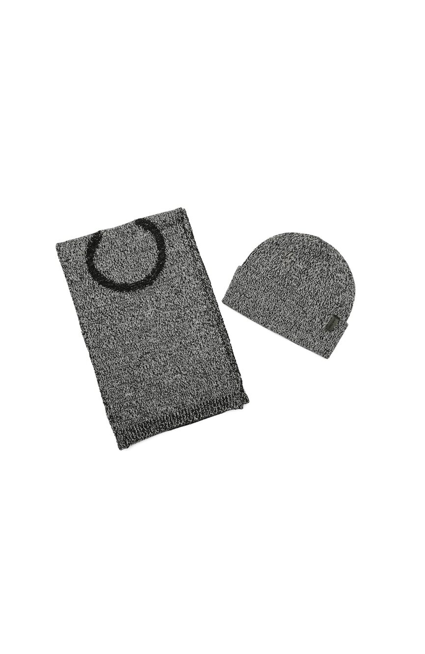 9645 TWISTED YARN HAT AND SCARF SET